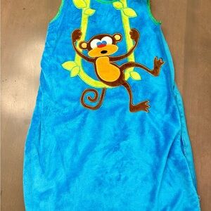 Sozo Blue Monkey Sleep Sack 0-6 Months